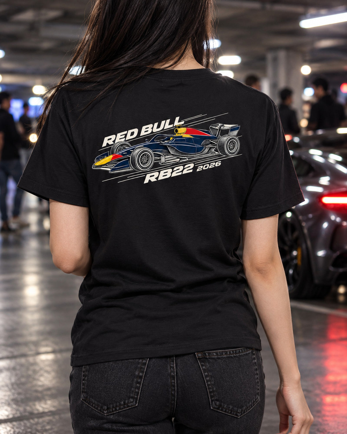 Red Bull RB22 F1 2026 Low Profile Shirt, Formula 1 Fan Tee T-Shirt Black worn hero