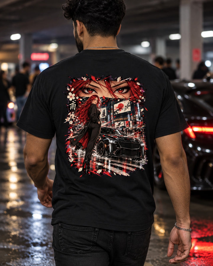 Cadillac CT5-V Blackwing Anime Girl Shirt, Hoodie & More T-Shirt Black worn hero