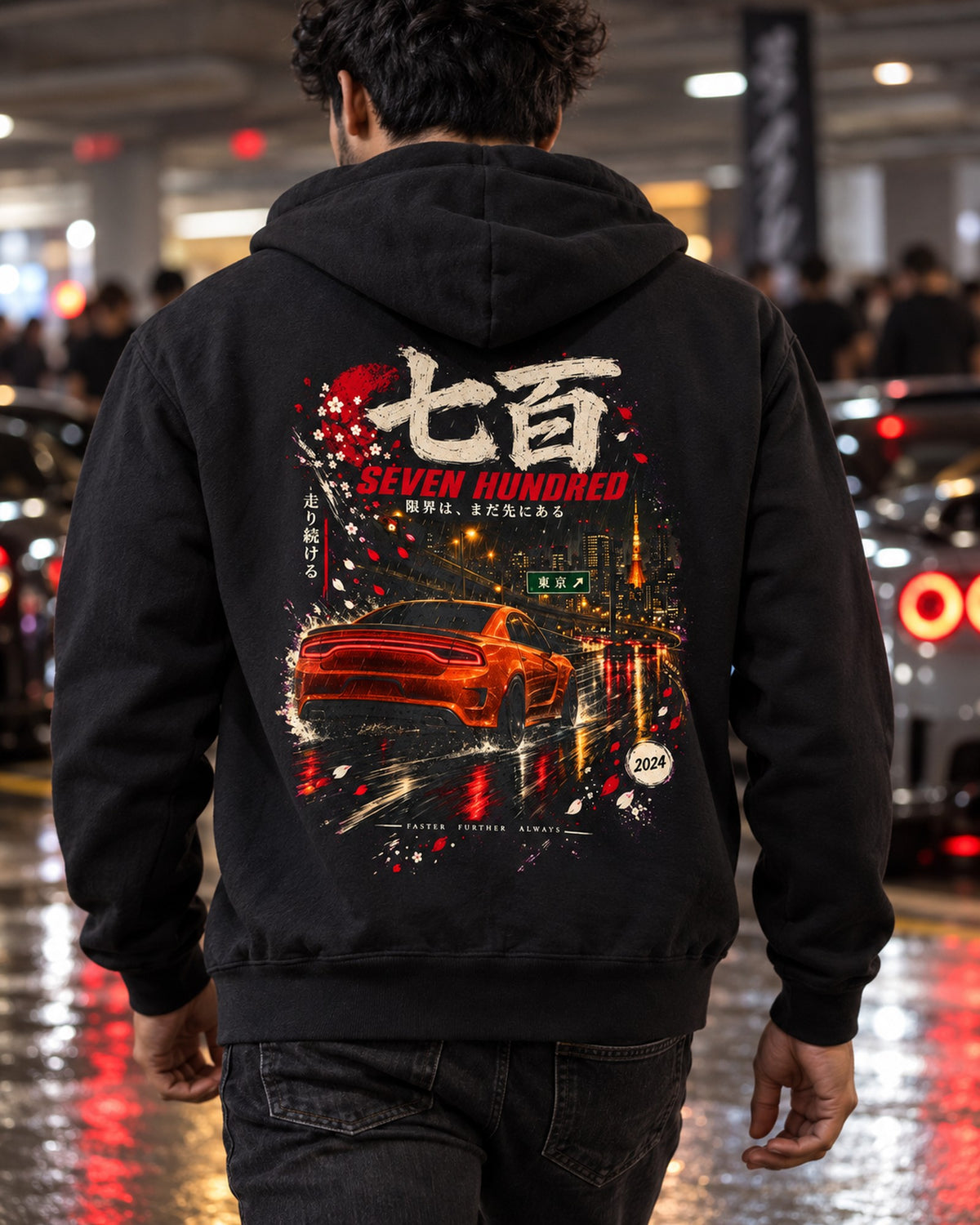 Dodge Charger Hellcat Seven Hundred Shirt, Hoodie & More Zip Hoodie Black worn hero