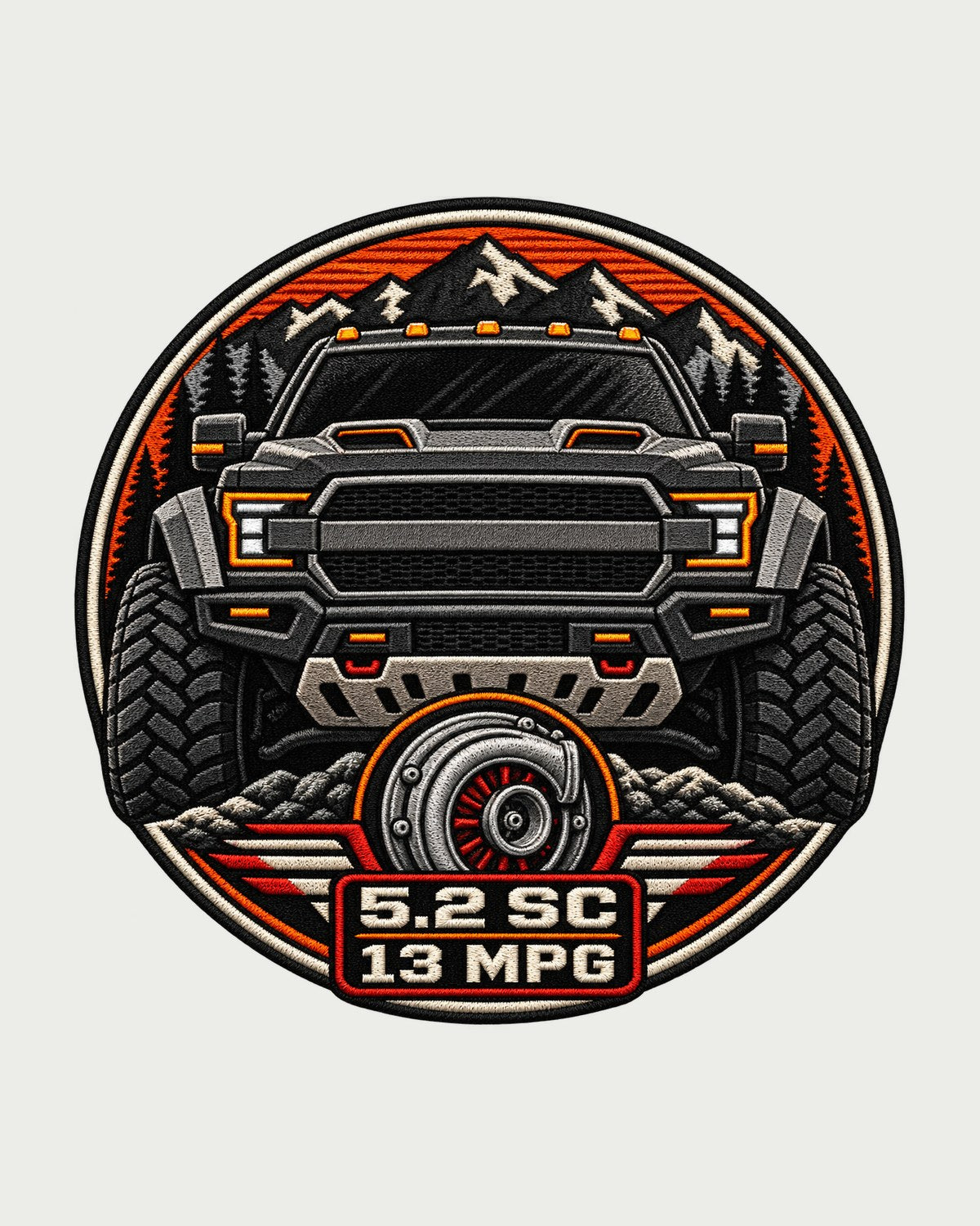 Ford F-150 Raptor R P702 Varsity Crest Tee, 5.2 Supercharged design only