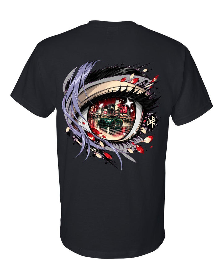 BMW M4 G82 Anime Girl T-Shirt Black back