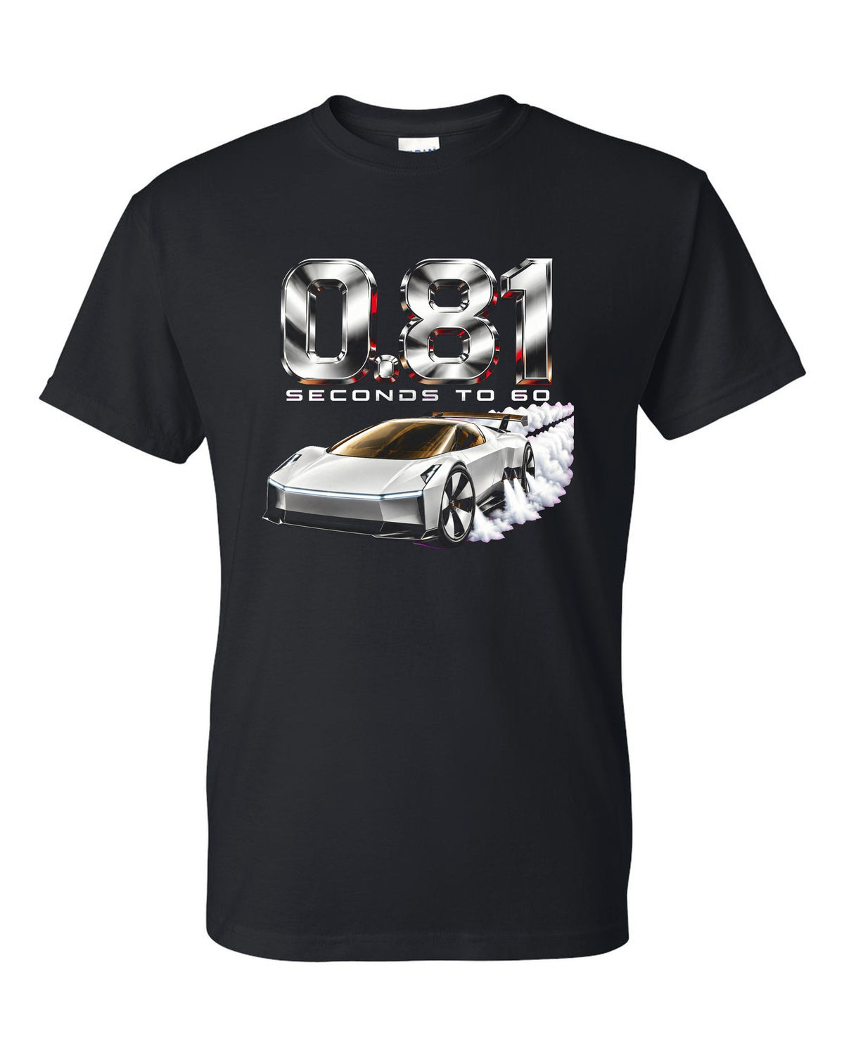 Tesla Roadster 0.81 T-Shirt Black front