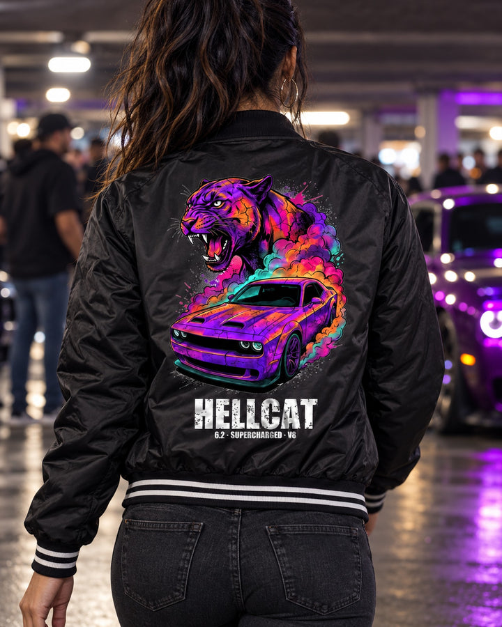 Dodge Challenger Hellcat Bomber Jacket worn hero