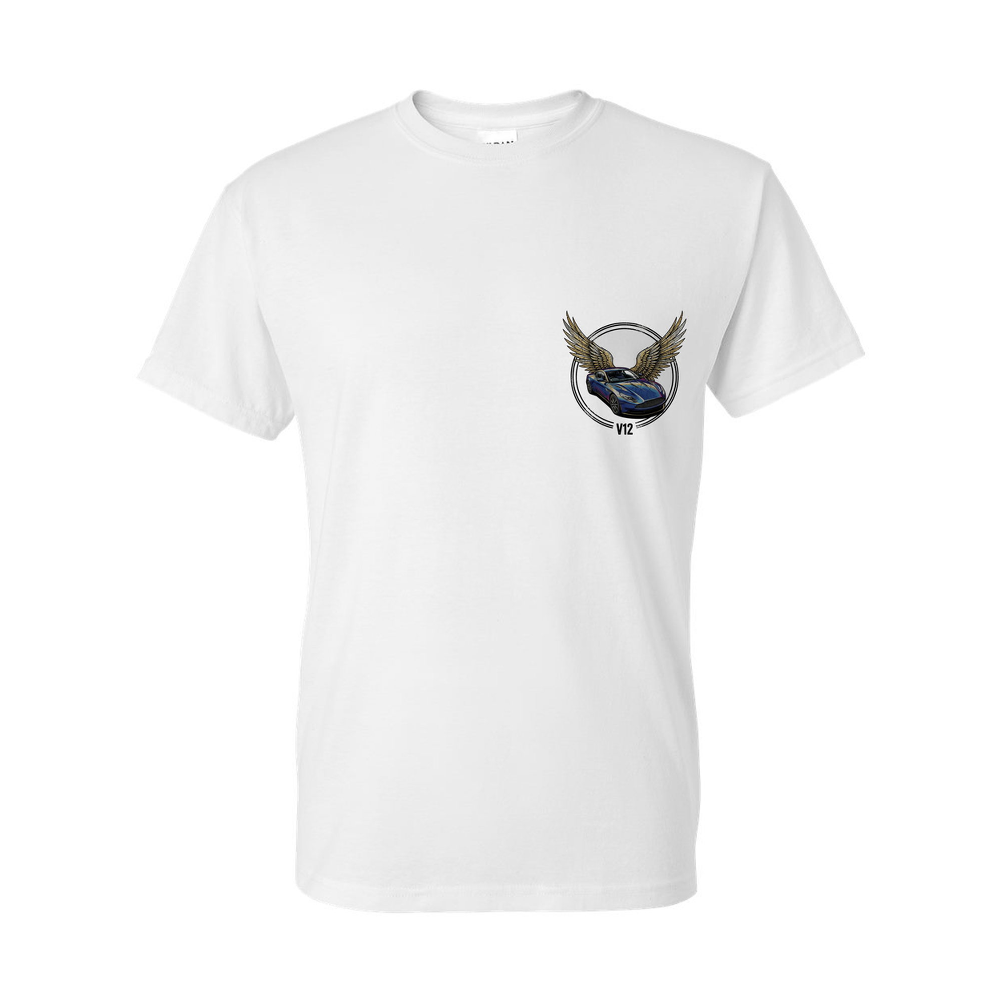 Aston Martin DB11 Wings T-Shirt — White front emblem
