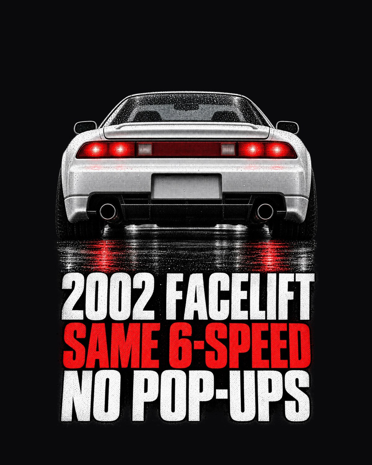 Honda NSX NA2 Facelift Lights Taillight Detail Shirt, Car Tee design only