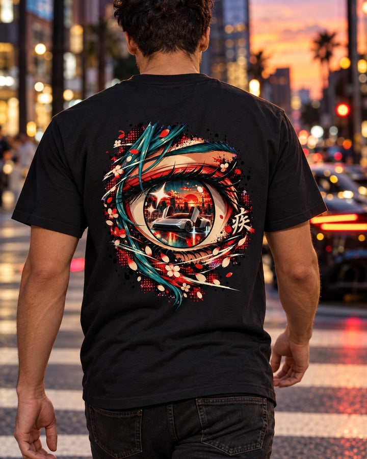 Tesla Roadster 2026 Anime Girl Shirt, Hoodie & More T-Shirt Black worn hero