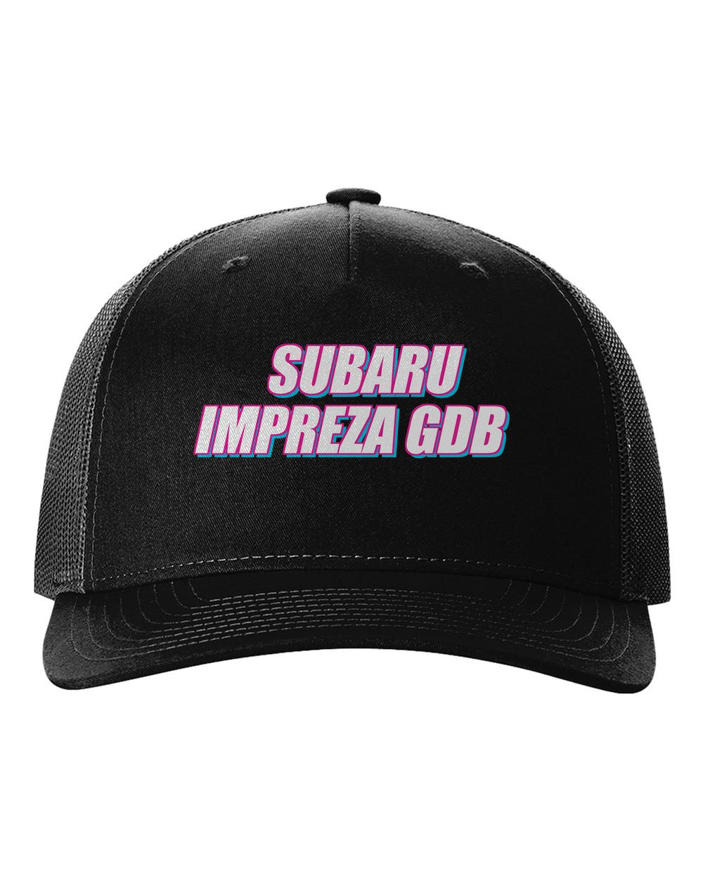 black hat front view with 車魂 mark