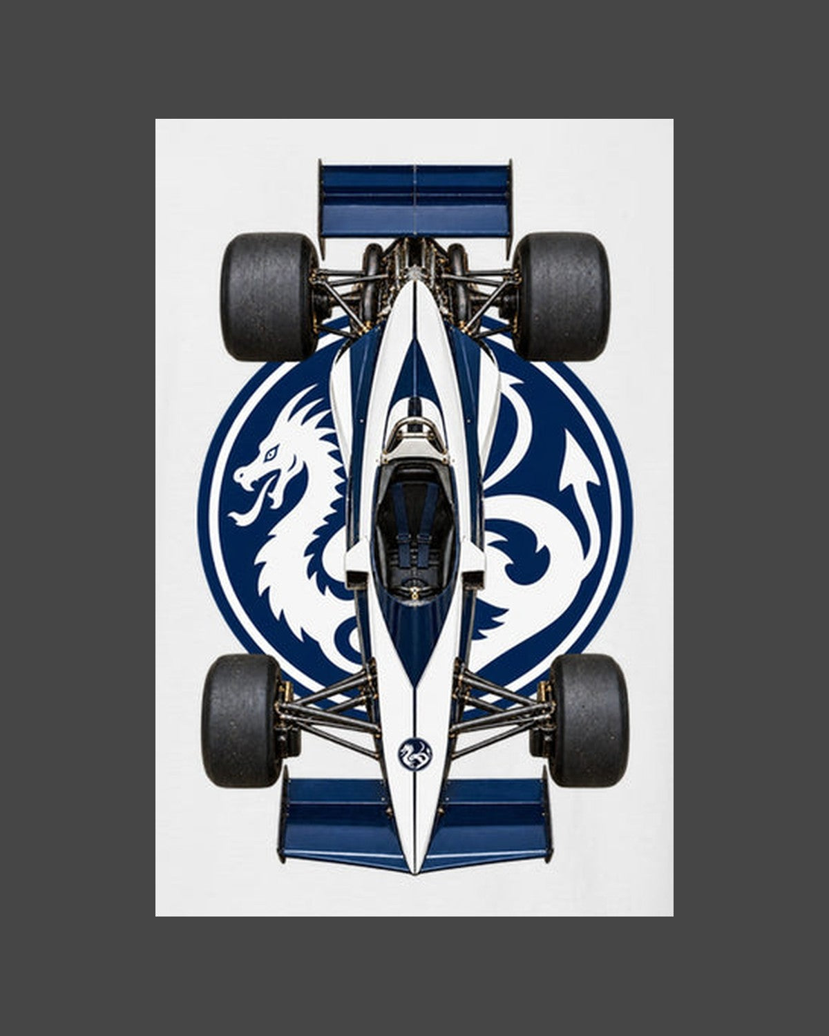 Brabham BT52 1983 Classic F1 Overhead Poster Shirt, Formula 1 Tee design only