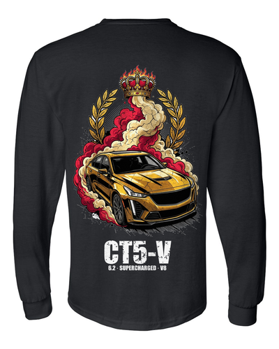 Cadillac CT5-V Crown Long Sleeve T-Shirt