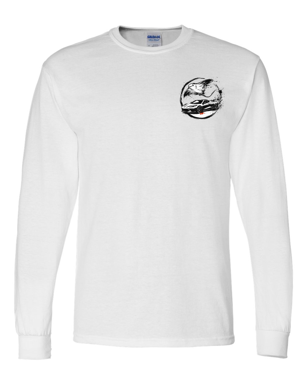 Stingray Blade Long Sleeve T-Shirt White front