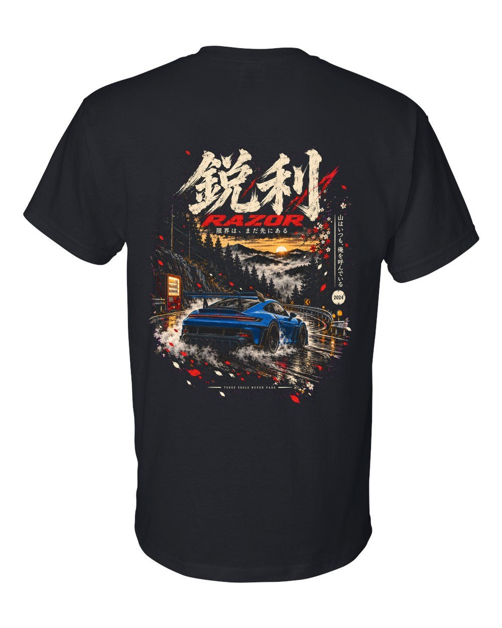 Porsche 911 GT3 RS 992 T-Shirt Black back