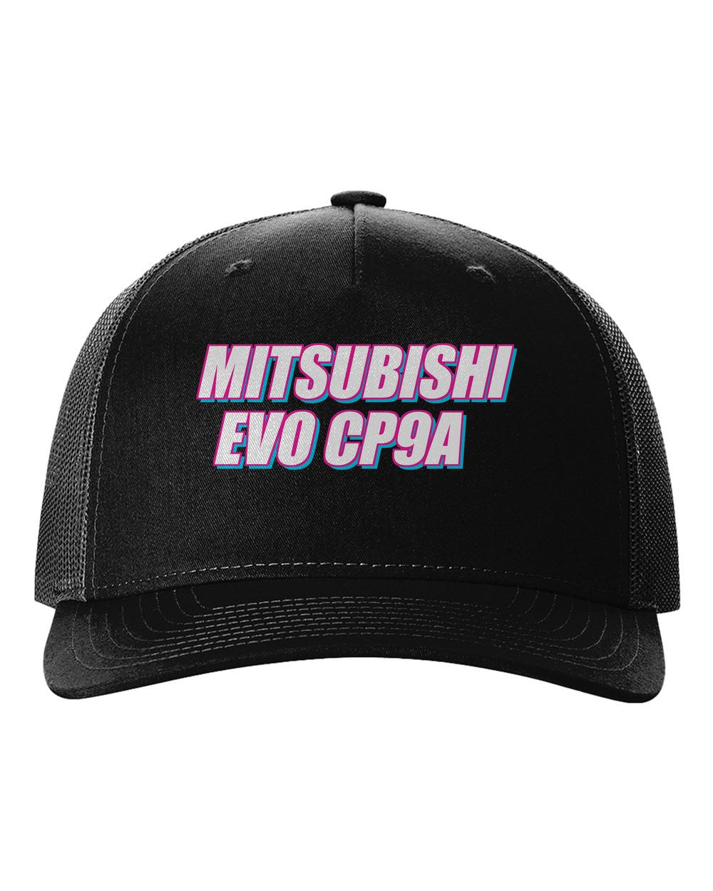 black hat front view with 車魂 mark