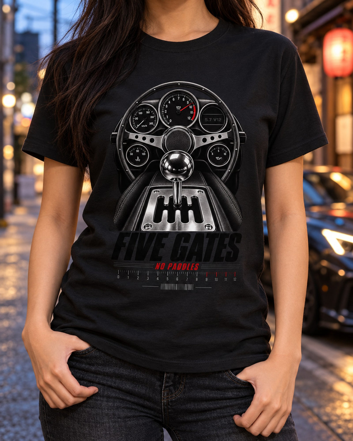 Lamborghini Diablo Gated Five-Speed Cockpit Shirt, Car Guy Gift T-Shirt Black worn hero