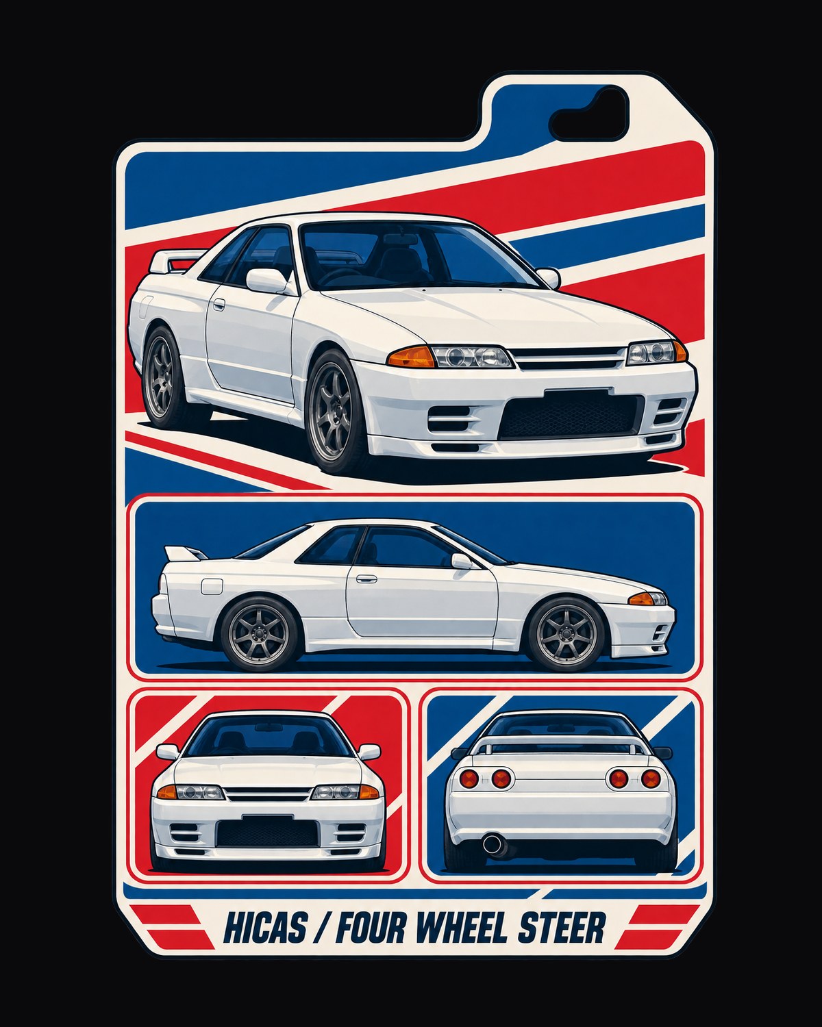 Nissan Skyline GT-R R34 Shield Crest Shirt, Car Guy Gift design only