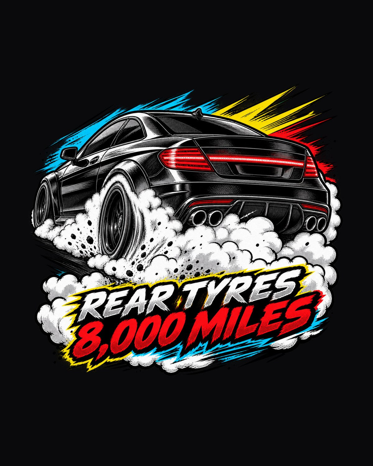 Mercedes C63 AMG W204 Watercolour M156 Head Bolts Shirt design only