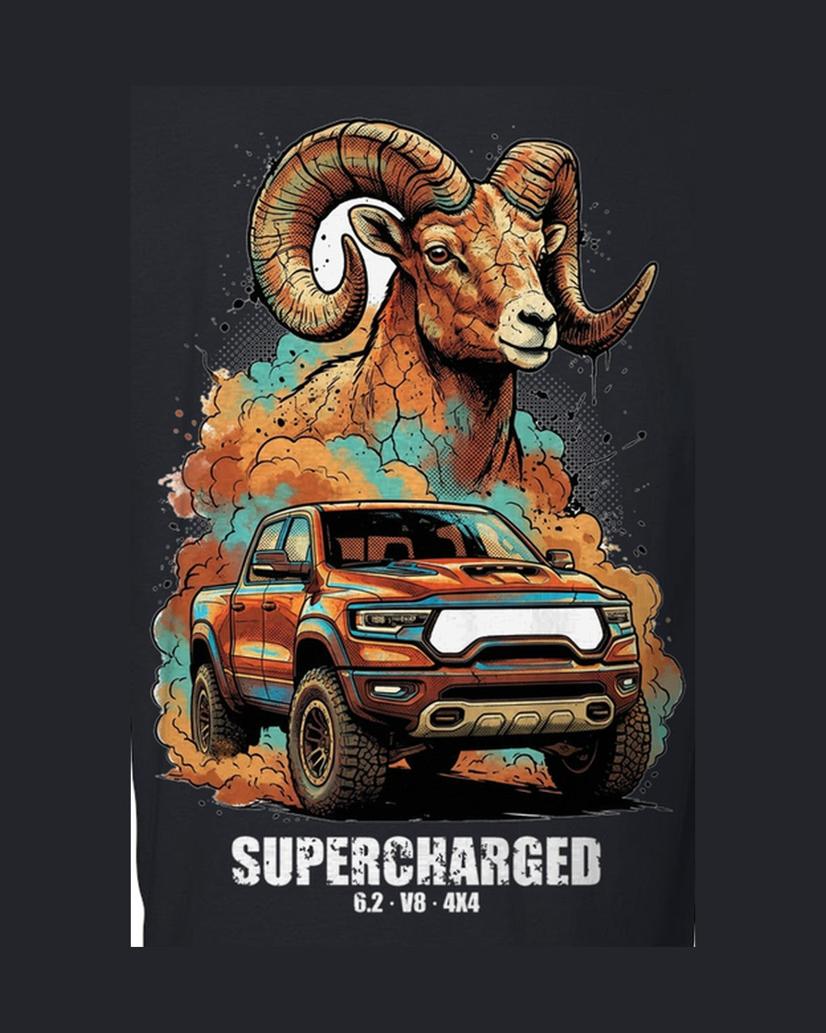Ram TRX Bighorn T-Shirt design only
