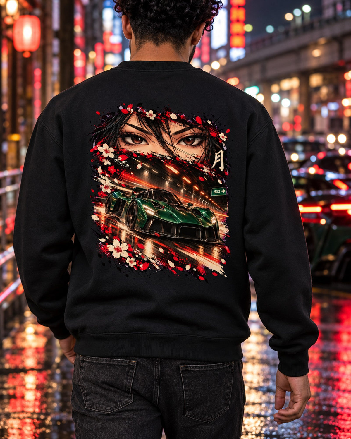 Aston Martin Valkyrie Anime Girl Shirt, Hoodie & More Crewneck Black worn hero