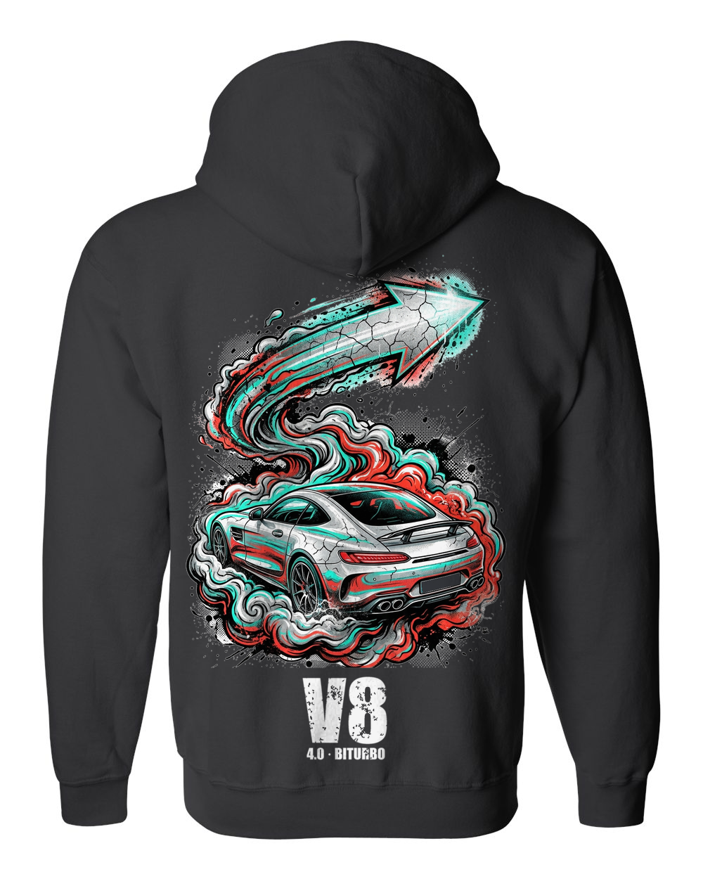 Zip Hoodie Black back