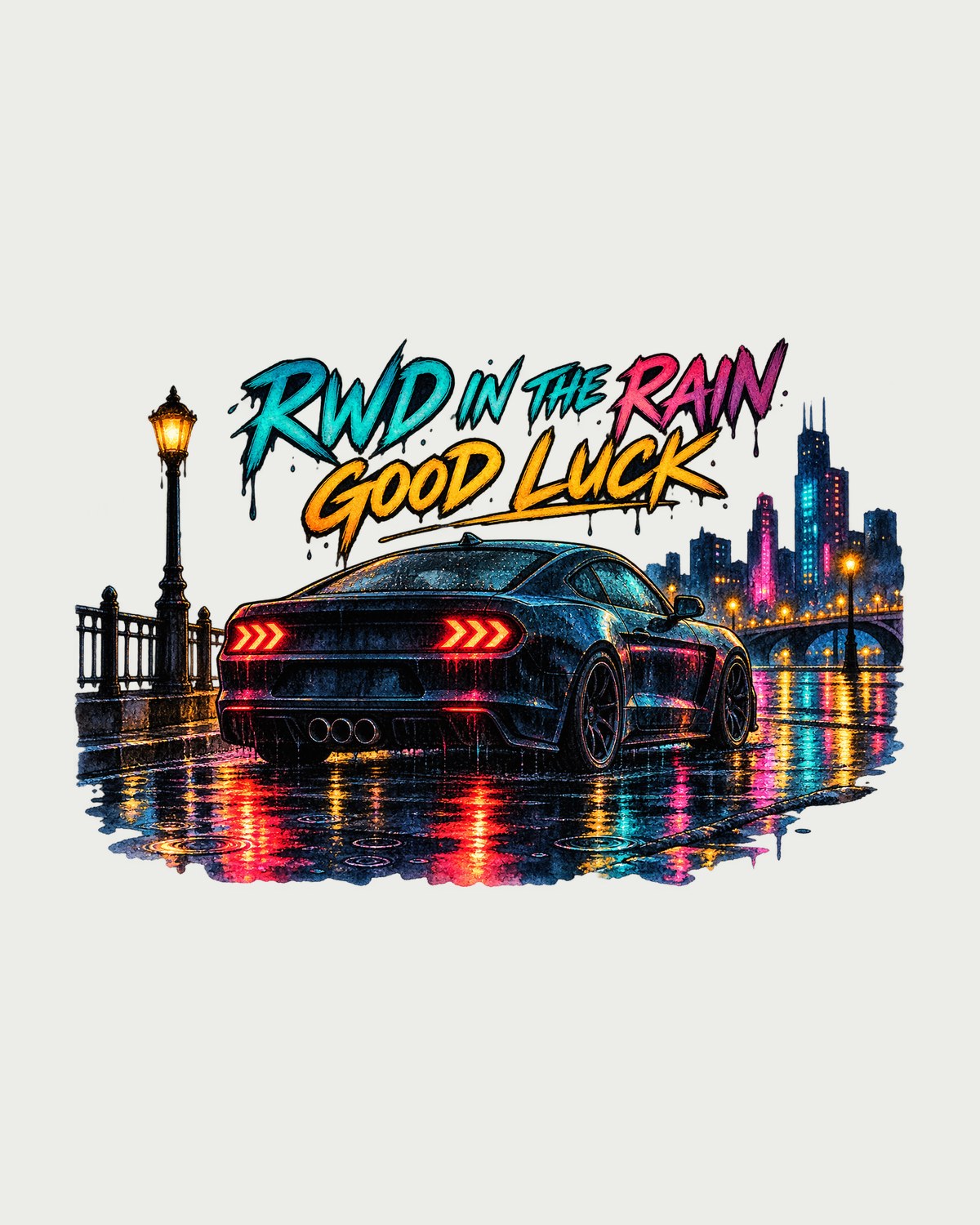 Hyundai Genesis Coupe BK2 Watercolour Rain Night Tee design only