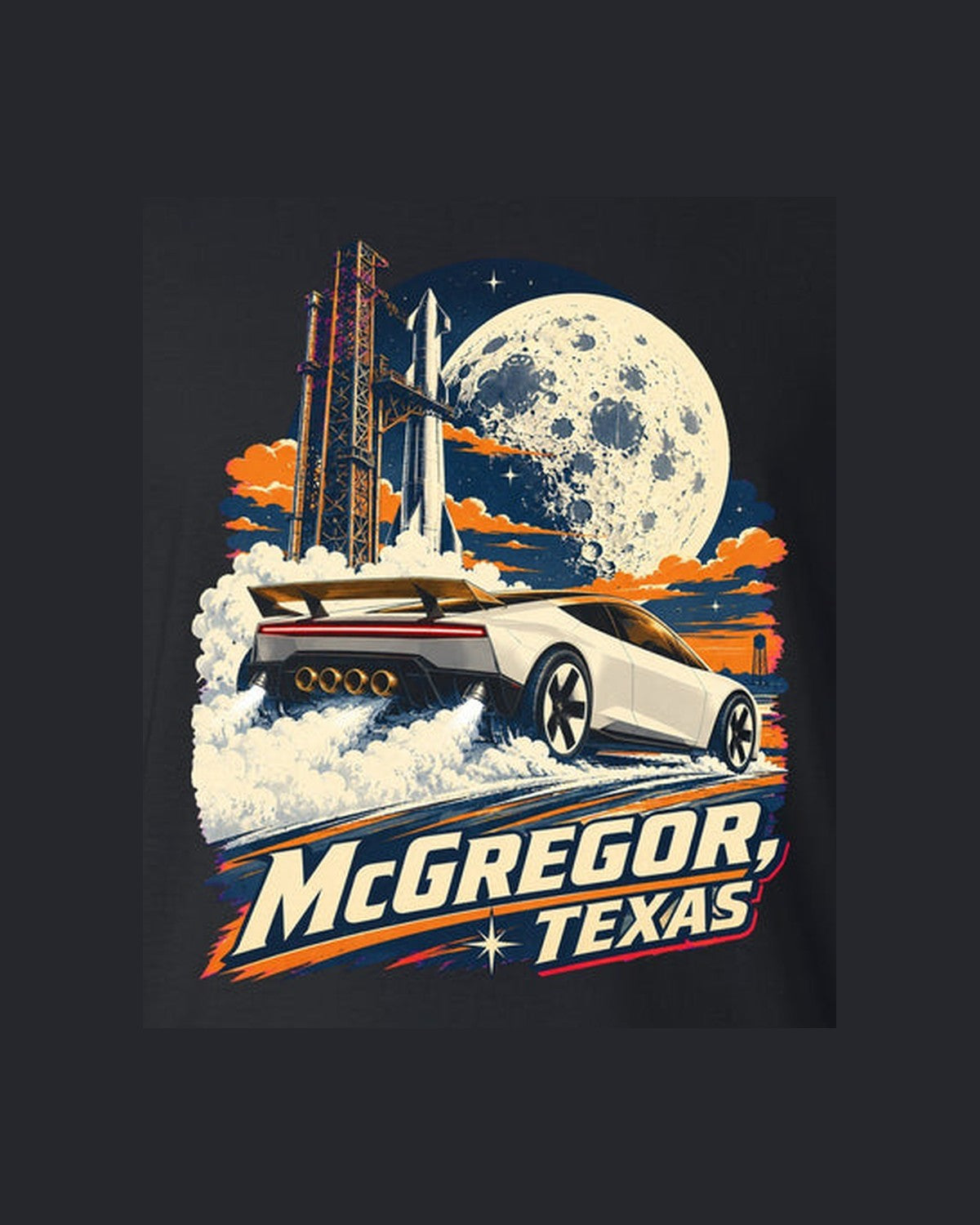 Tesla Roadster McGregor Texas Shirt, Hoodie & More design only
