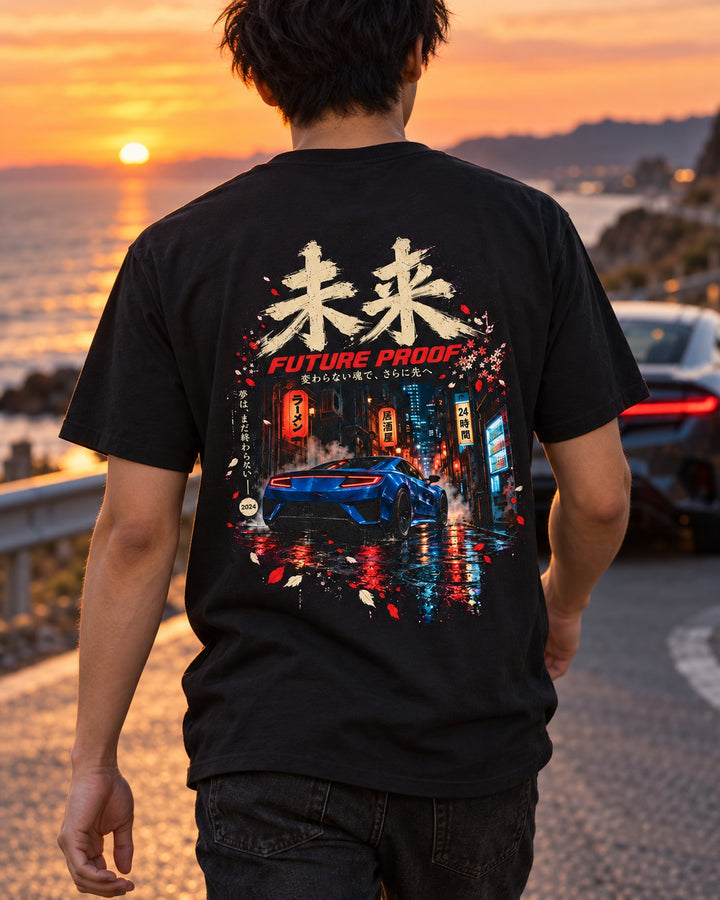 Acura NSX NC1 Future Proof Shirt, Hoodie & More T-Shirt Black worn hero