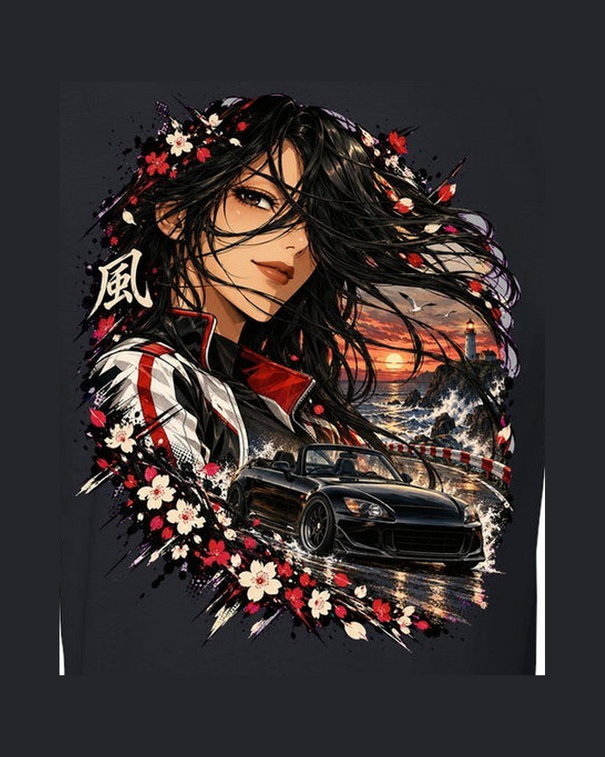 Honda S2000 Anime Girl Shirt, Hoodie & More design only