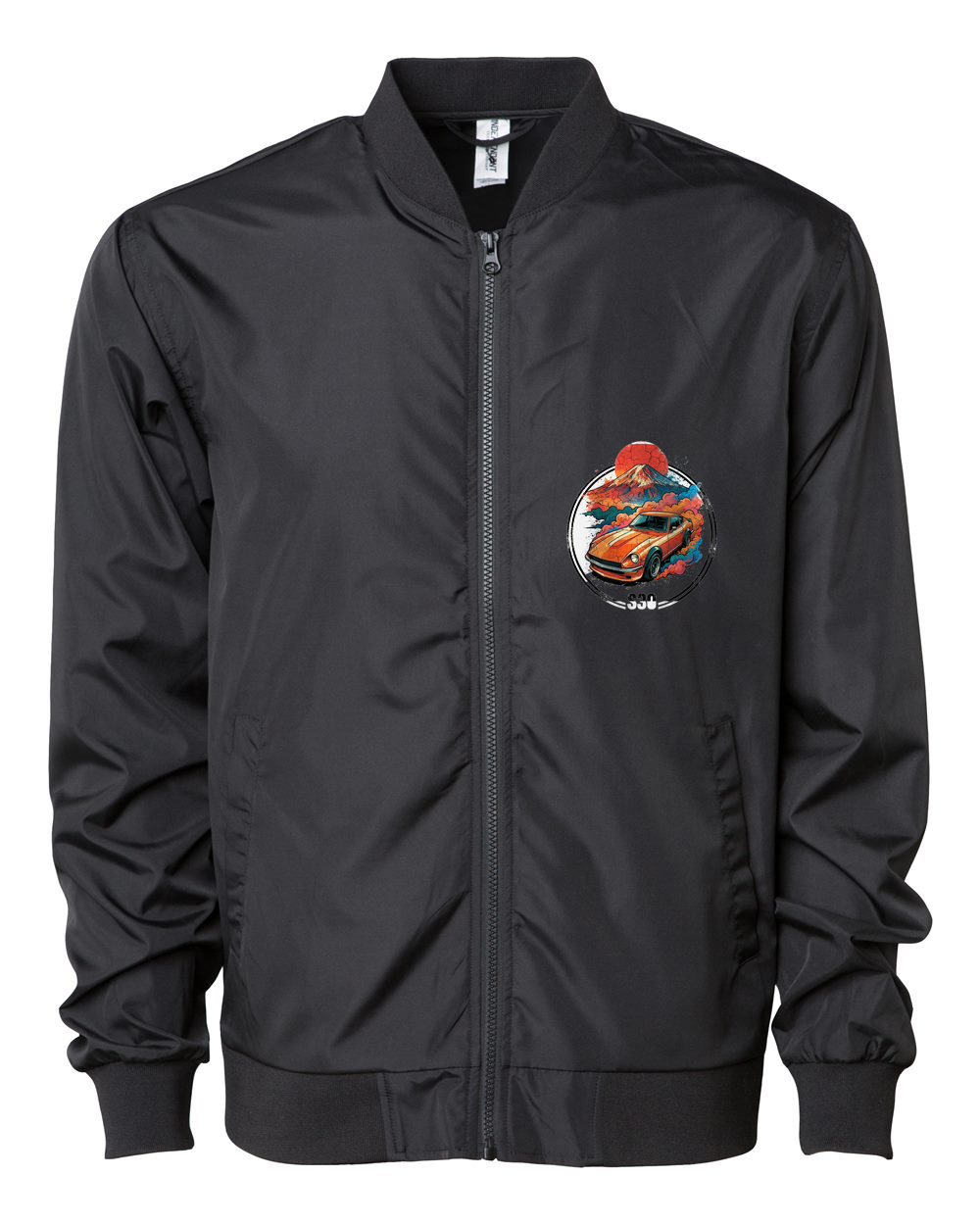 Datsun 240Z Sunrise Bomber Jacket — Black front emblem