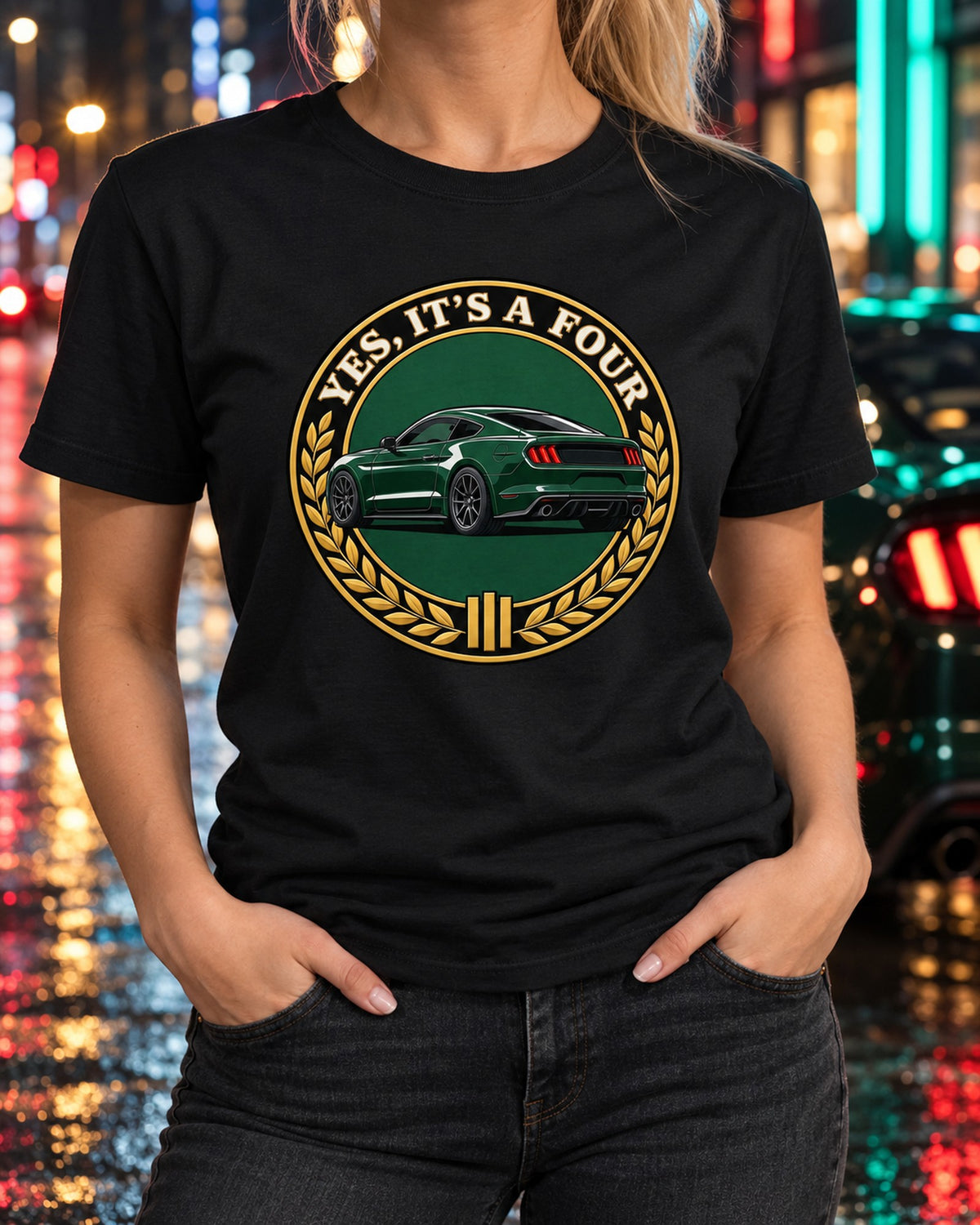 S550 Mustang Fastback Gauge Cluster HUD Readout Shirt, 0-60 T-Shirt Black worn hero