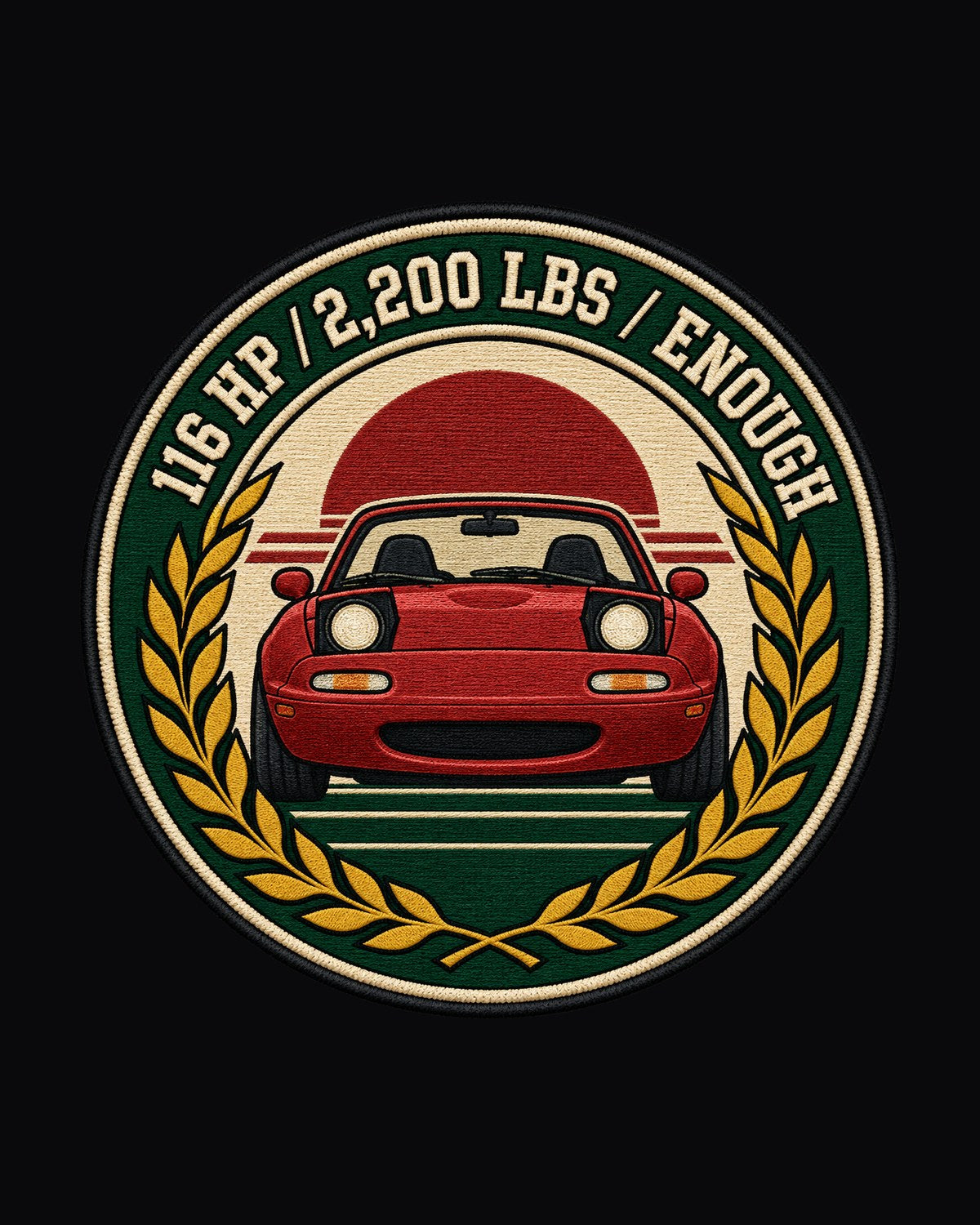 Mazda MX-5 NA6C Varsity Crest Shirt, Miata Owner Gift design only