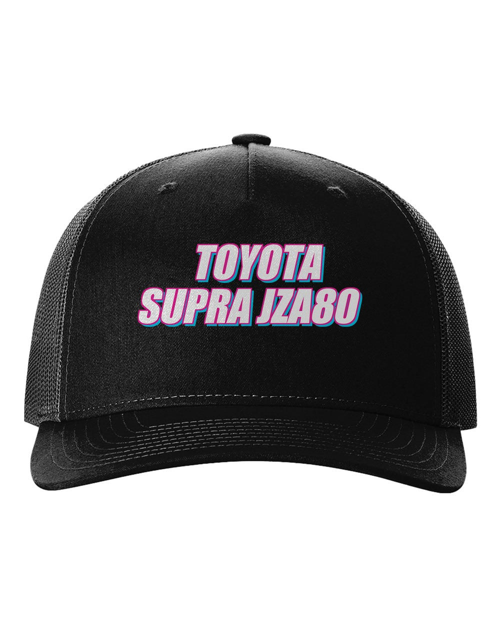 black hat front view with 車魂 mark