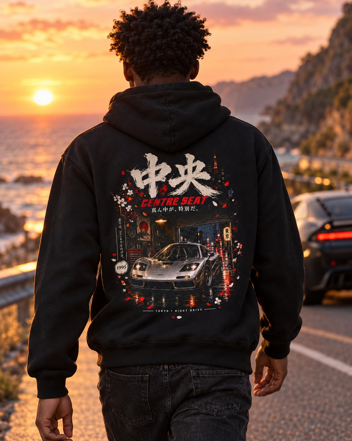 McLaren F1 Centre Seat Shirt, Hoodie & More Pull Over Hoodie Black worn hero