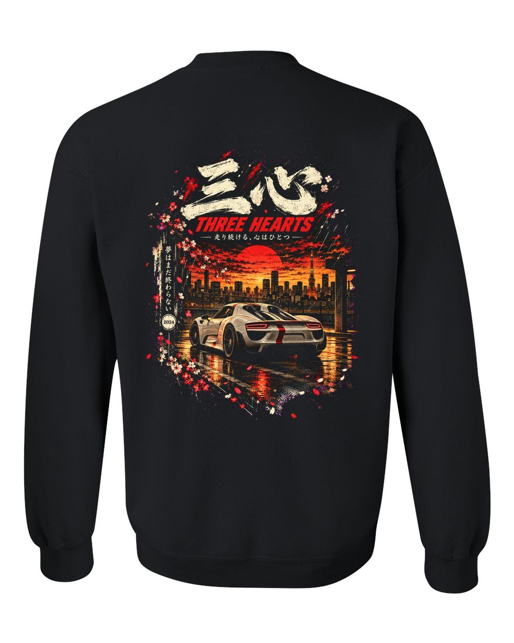 Porsche 918 Spyder Crewneck Black back
