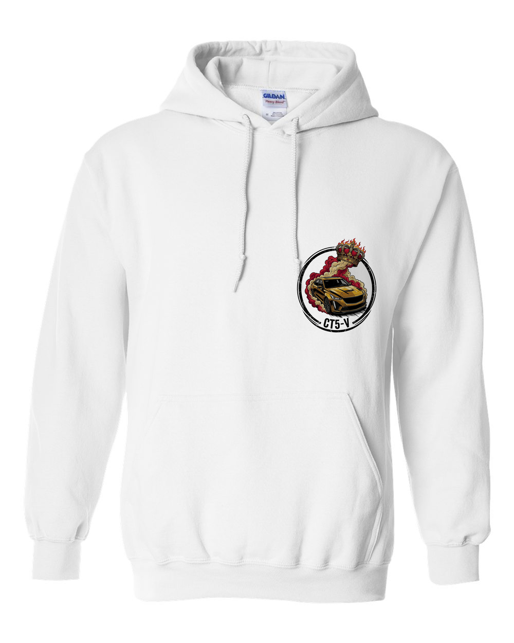 Pull Over Hoodie White front
