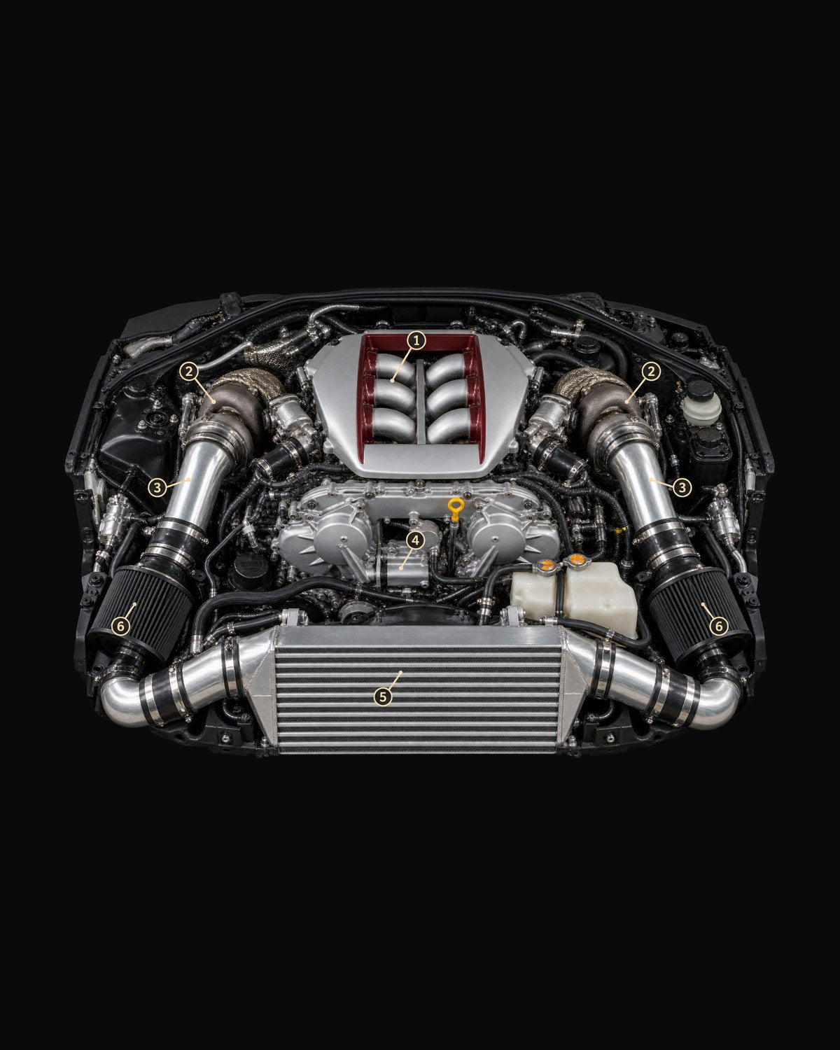 R35 GT-R VR38DETT Engine Hero Shirt, Built by Hand, Signed Plate design only