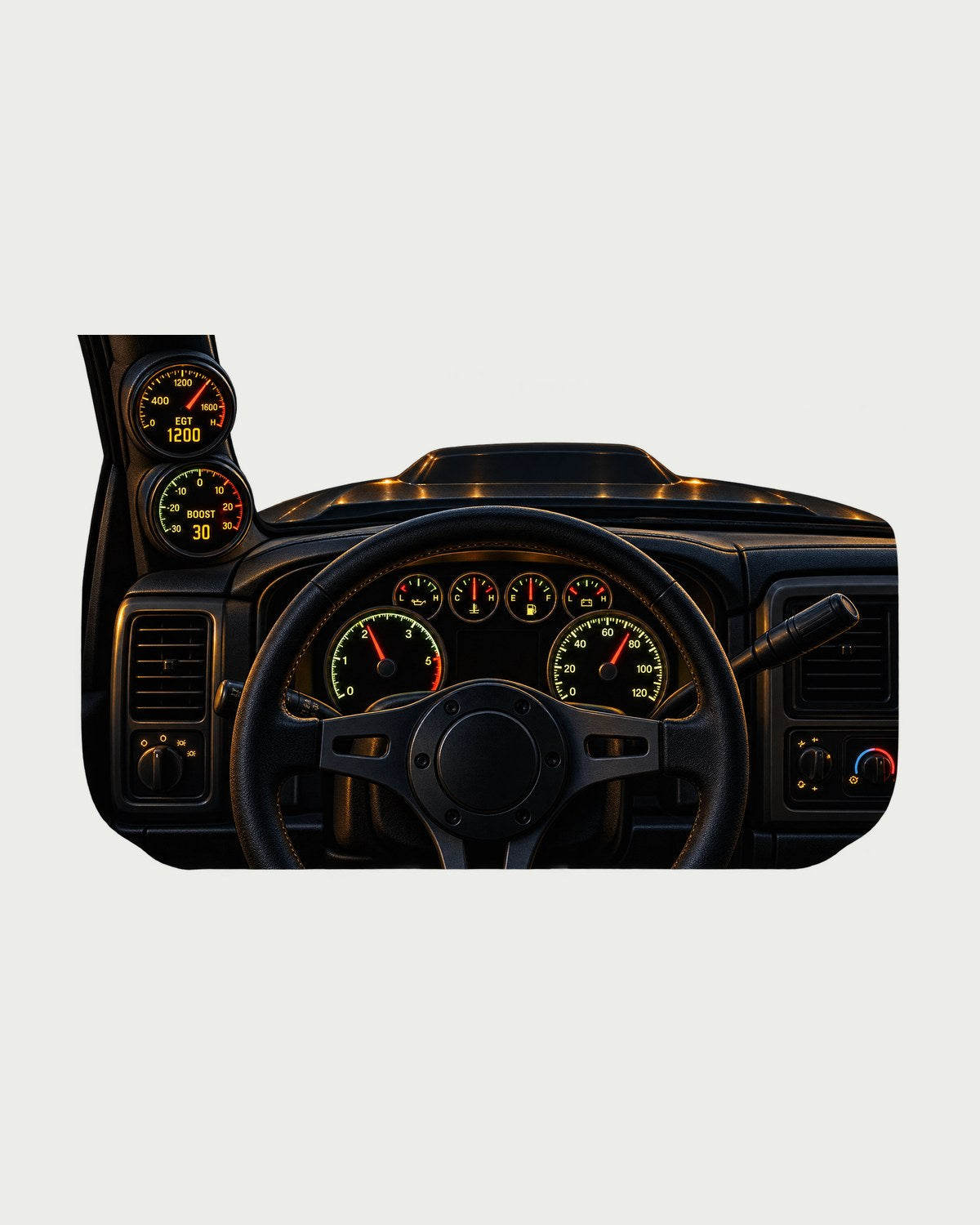 Dodge Ram 2500 Cummins Night Gauge Pack Shirt, 2003-2009 design only