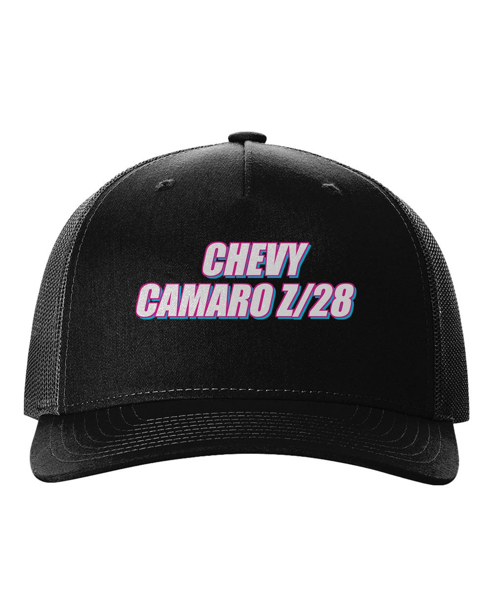 black hat front view with 車魂 mark