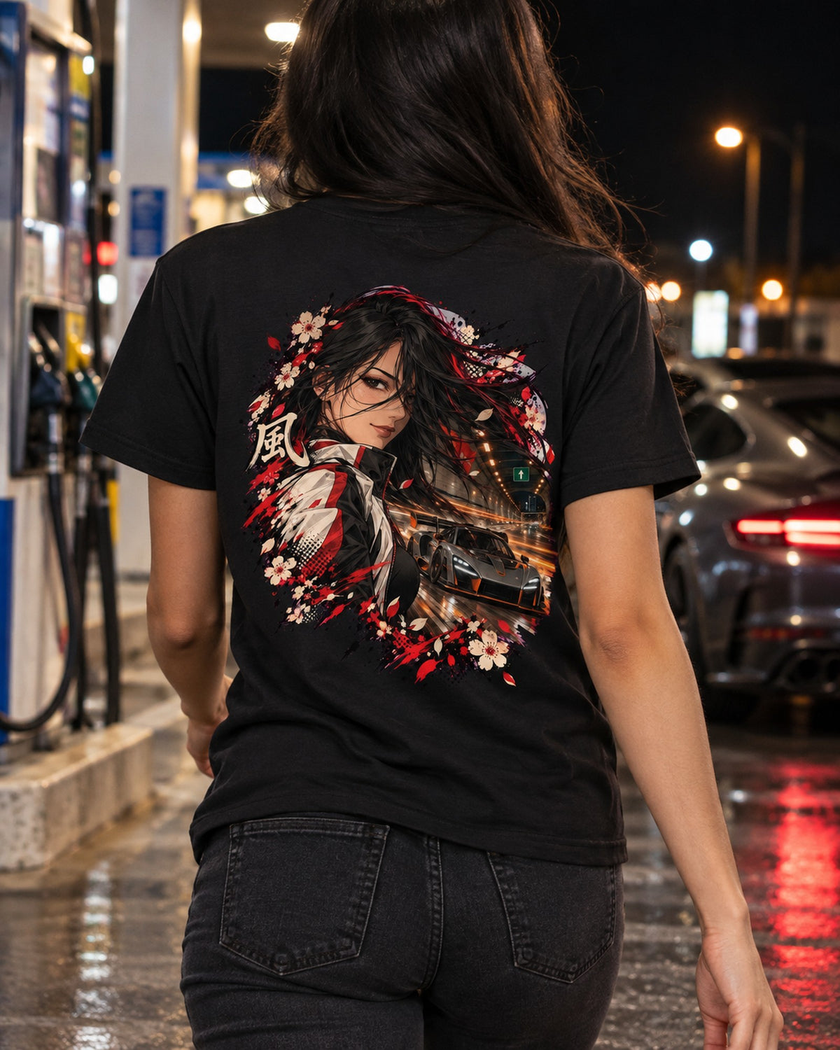 McLaren Senna Anime Girl Shirt, Hoodie & More T-Shirt Black worn hero