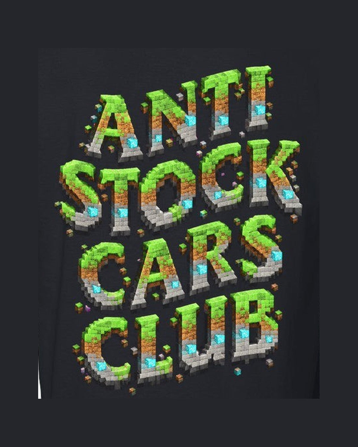 Anti Stock Cars Club Blocky Voxel Shirt, Hoodie & More design only