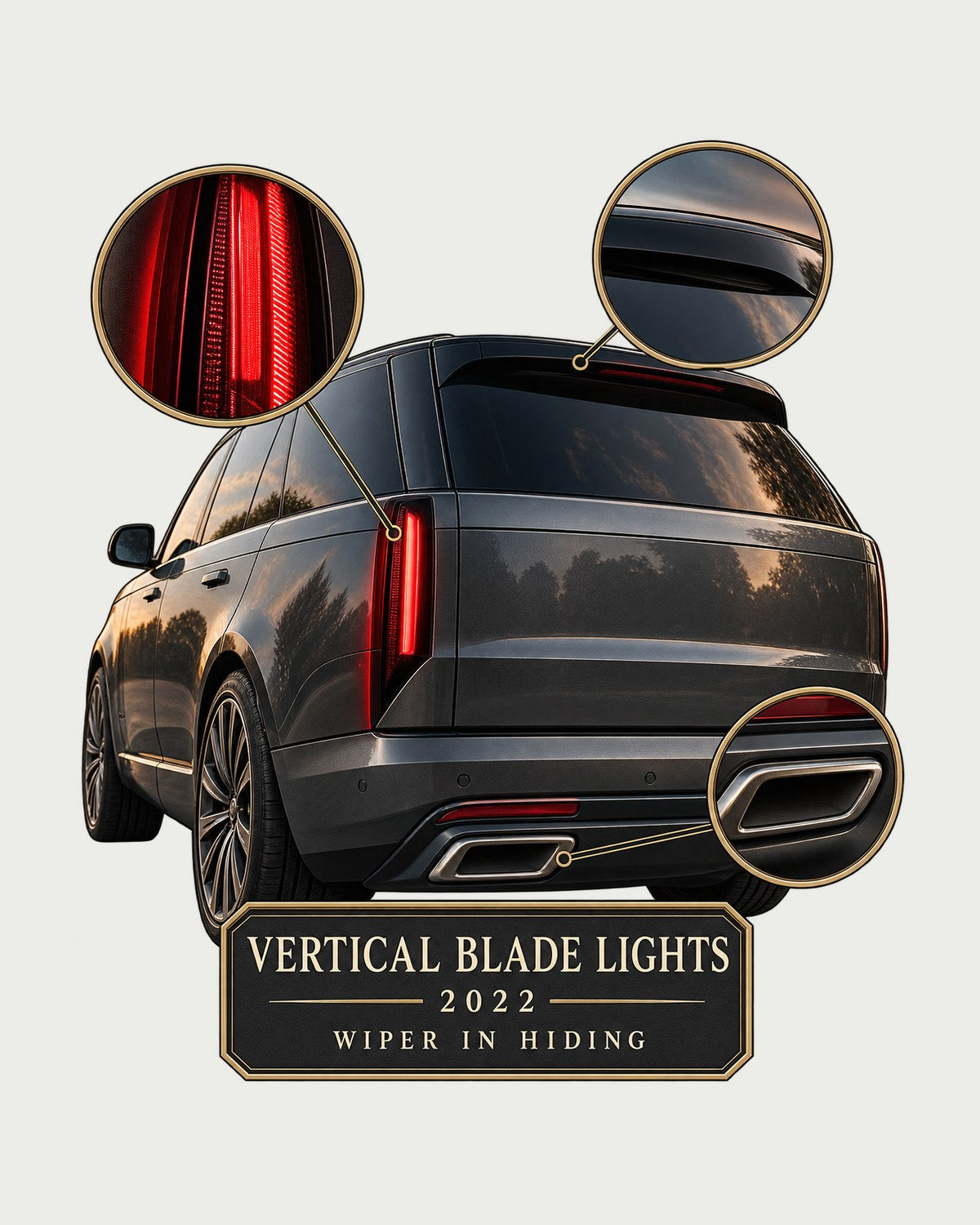Range Rover L460 Vertical Blade Taillight Detail Shirt, 2022 design only