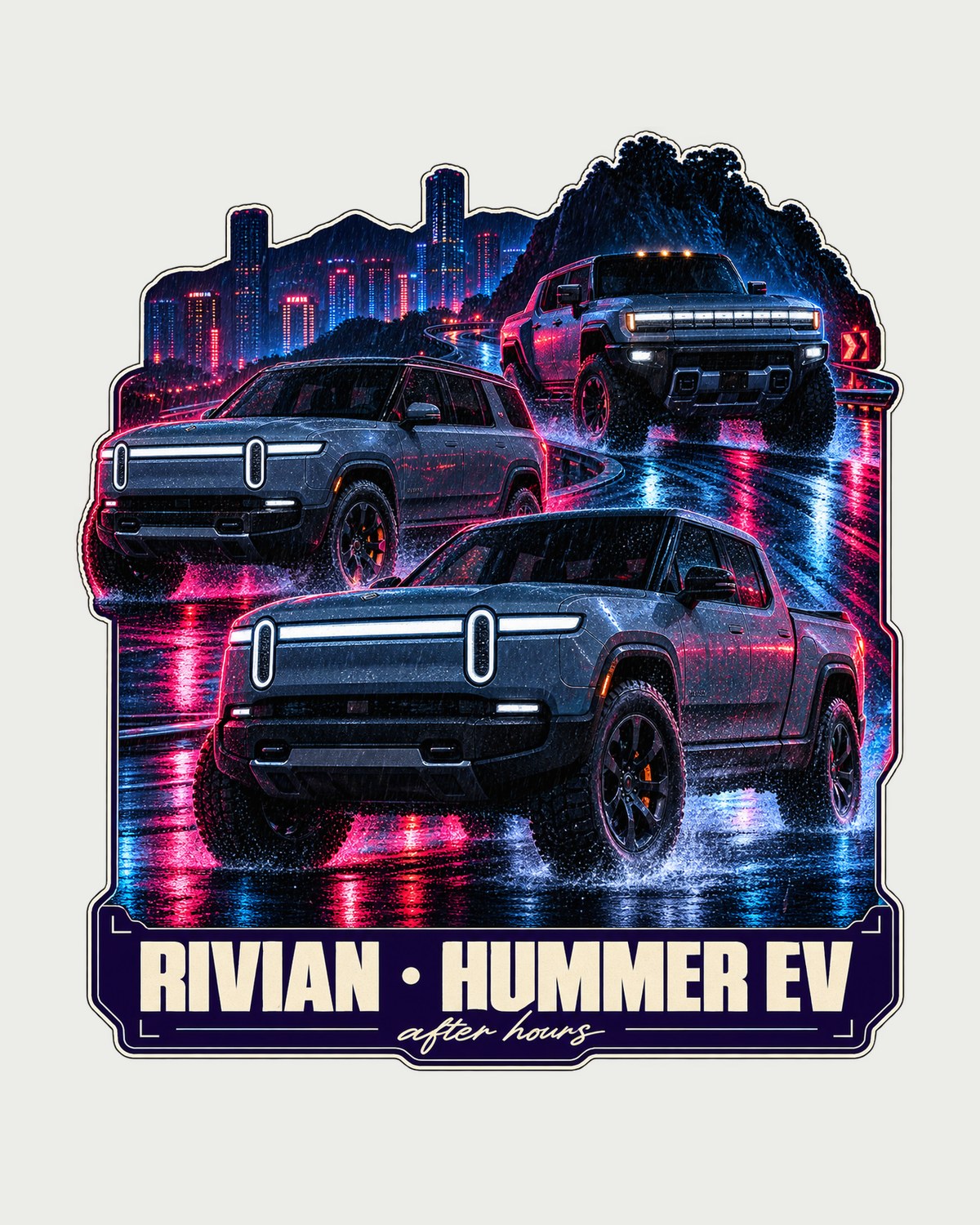 Range Rover Sport SV L461 Night Street Shirt, 635 PS Wet Road design only