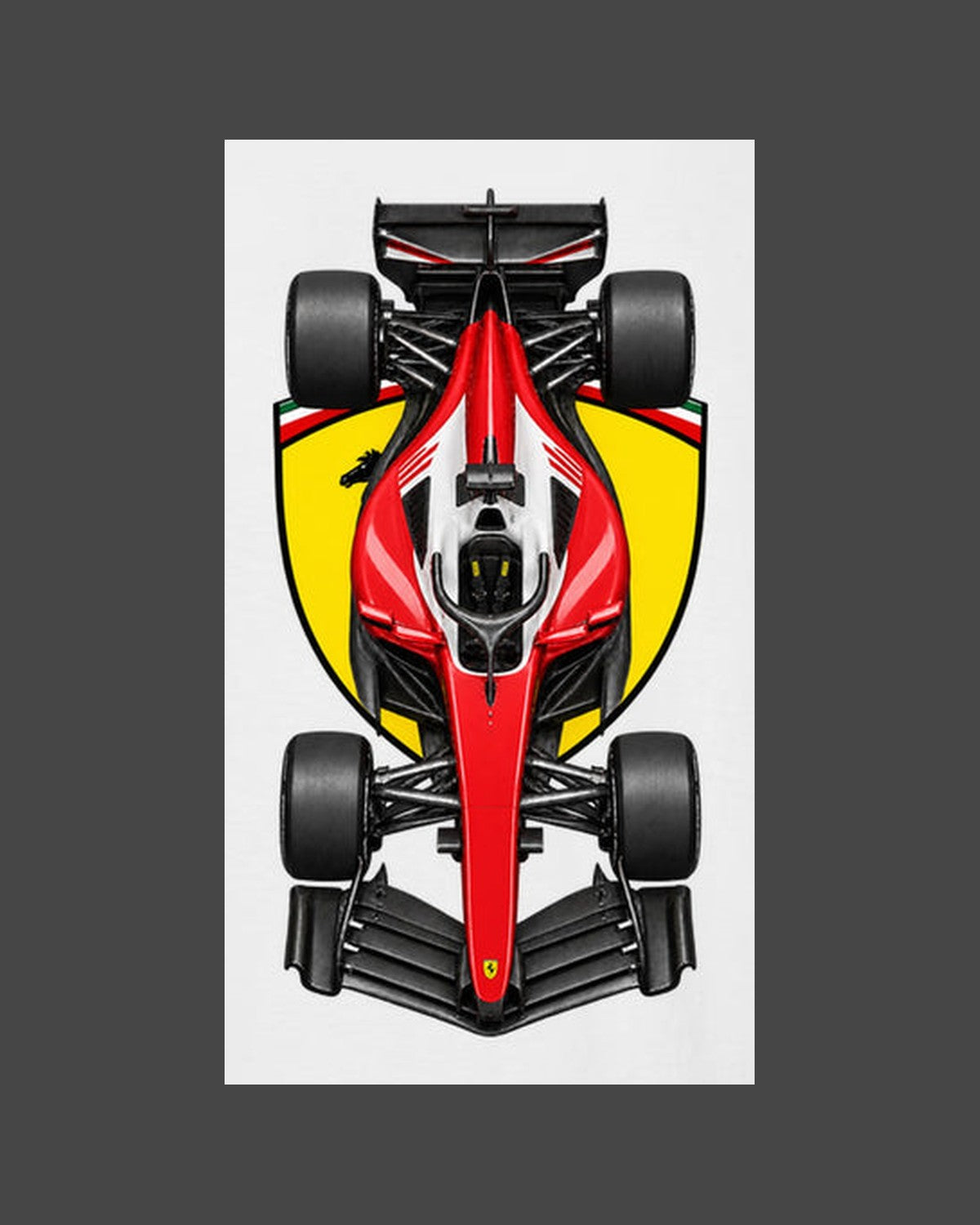 Ferrari SF-26 2026 F1 Overhead Poster Shirt, Formula 1 Tee, Design 24 design only