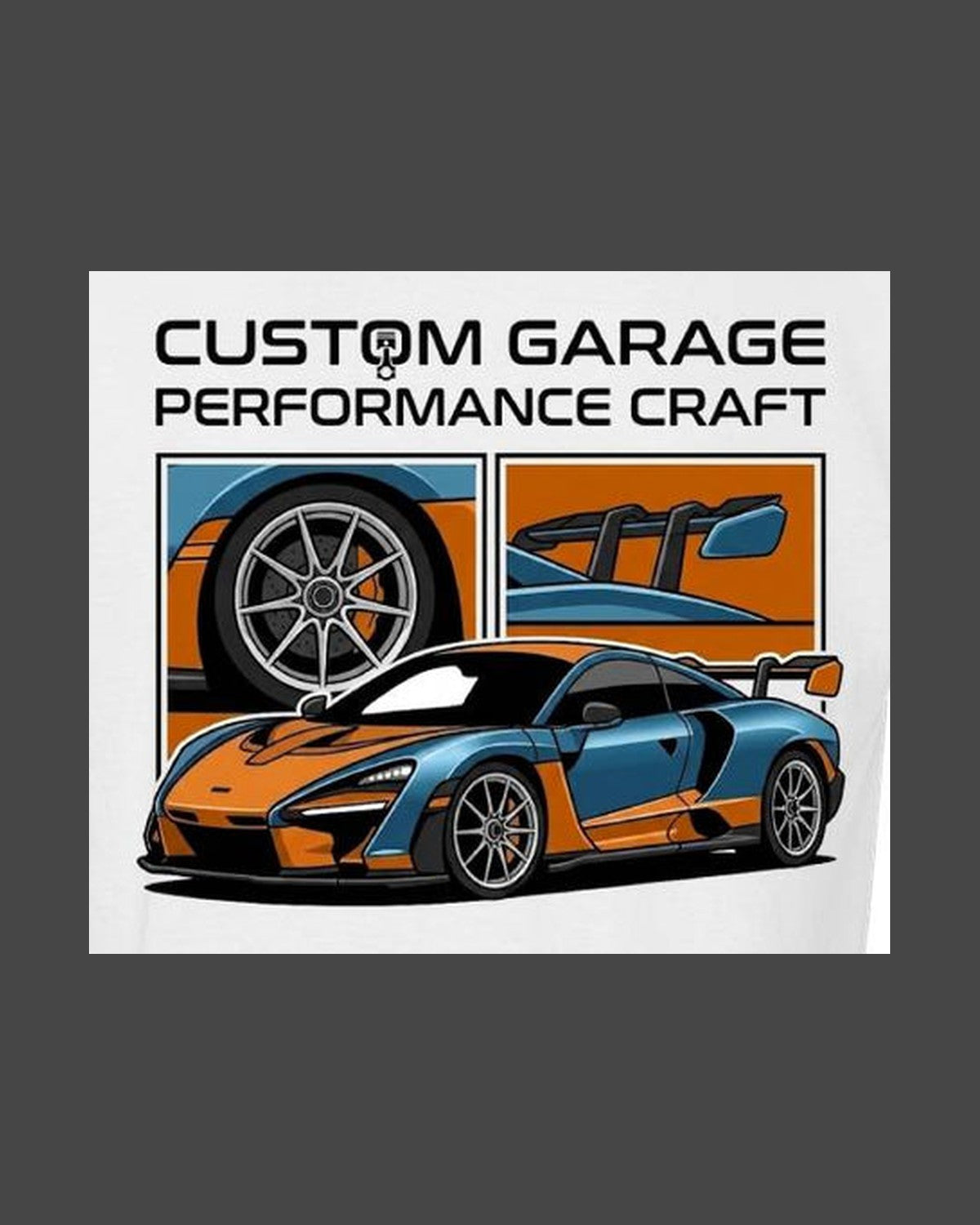 Custom Garage Performance Craft T-Shirt design only