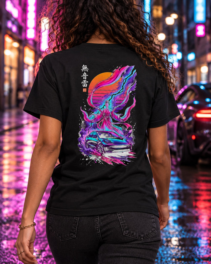 Muon Rai Silent Thunder Full-Back Graphic Tee T-Shirt Black worn hero