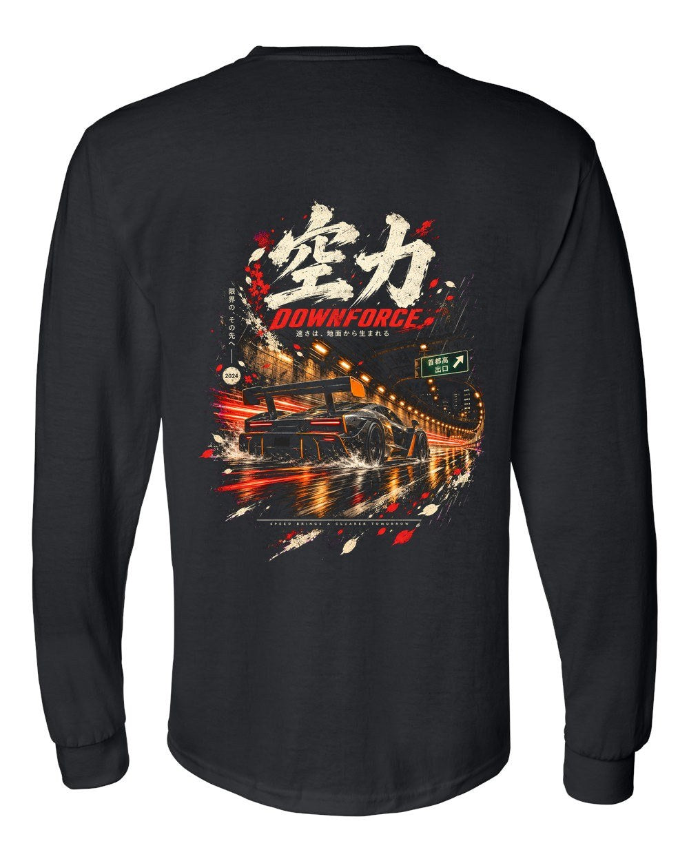 McLaren Senna Long Sleeve Black back