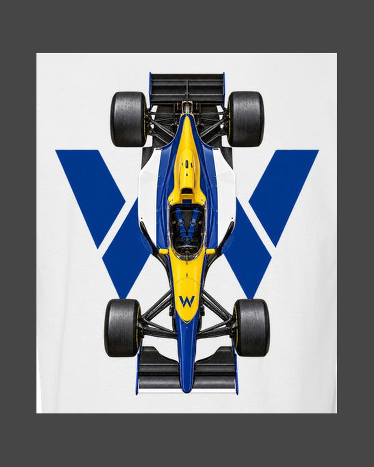 Williams FW15C 1993 Classic F1 Overhead Poster Shirt, Formula 1 Tee design only