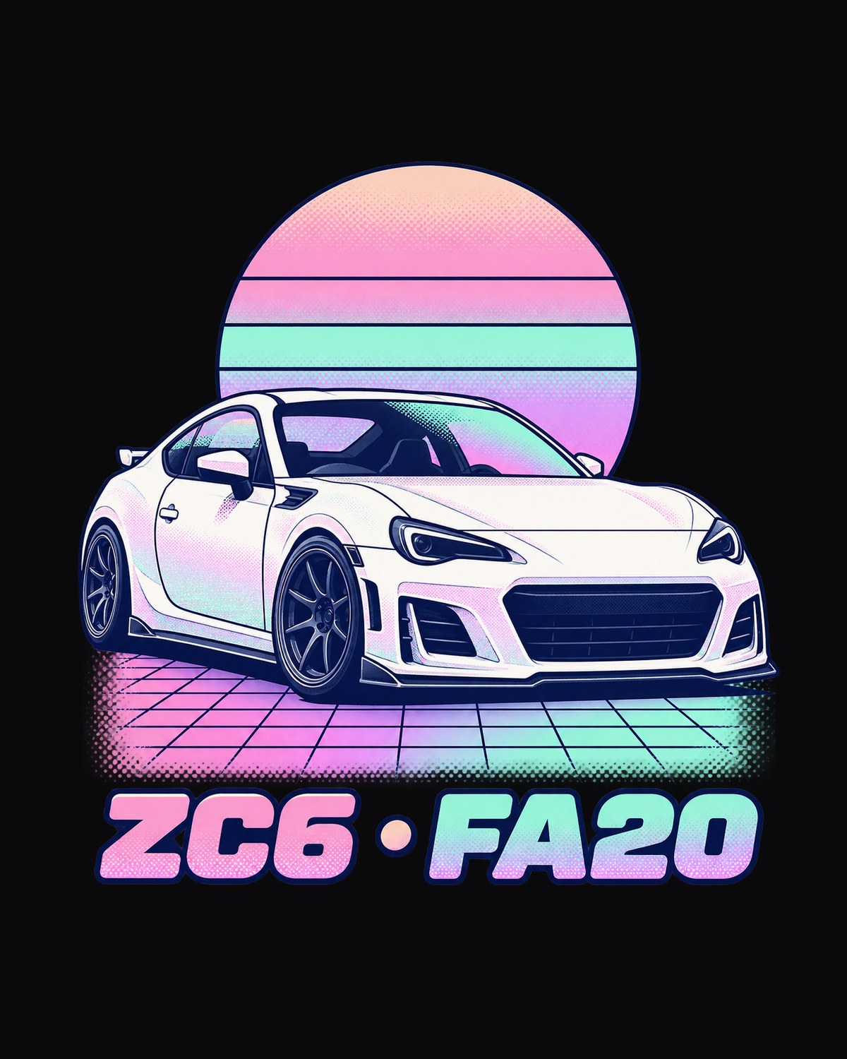 Subaru BRZ ZD8 FA24 Varsity Crest Shirt, Car Guy Gift design only