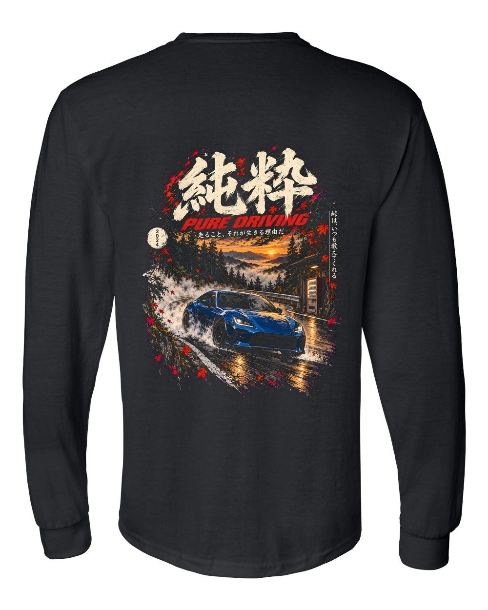 Toyota GR86 Long Sleeve Black back