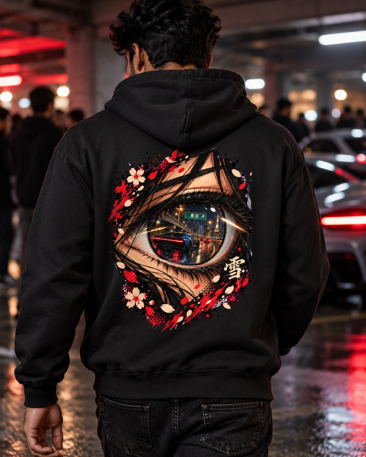 Bugatti Chiron Anime Girl Shirt, Hoodie & More Pull Over Hoodie Black worn hero