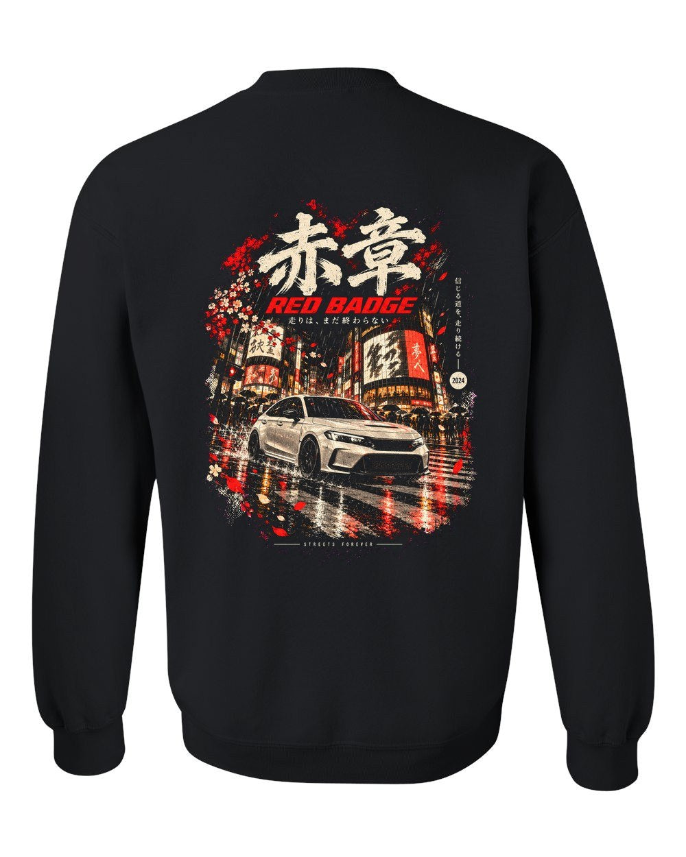 Honda Civic Type R FL5 Crewneck Black back