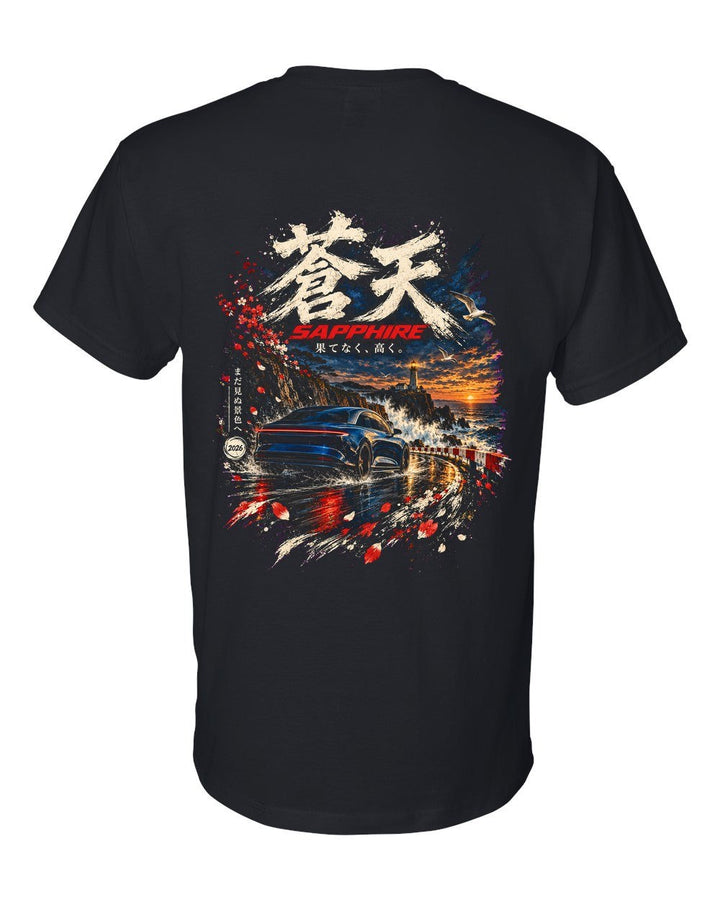 Lucid Air Sapphire T-Shirt Black back